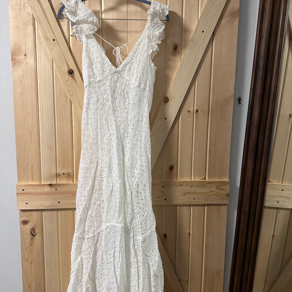 Polo Ralph Lauren Embroidered Eyelet Linen Dress - Picture 3 of 6